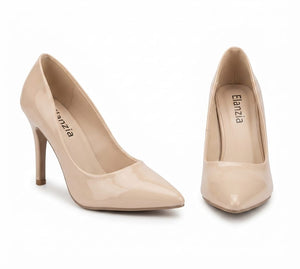 Patent Pointed Toe Stiletto Pump